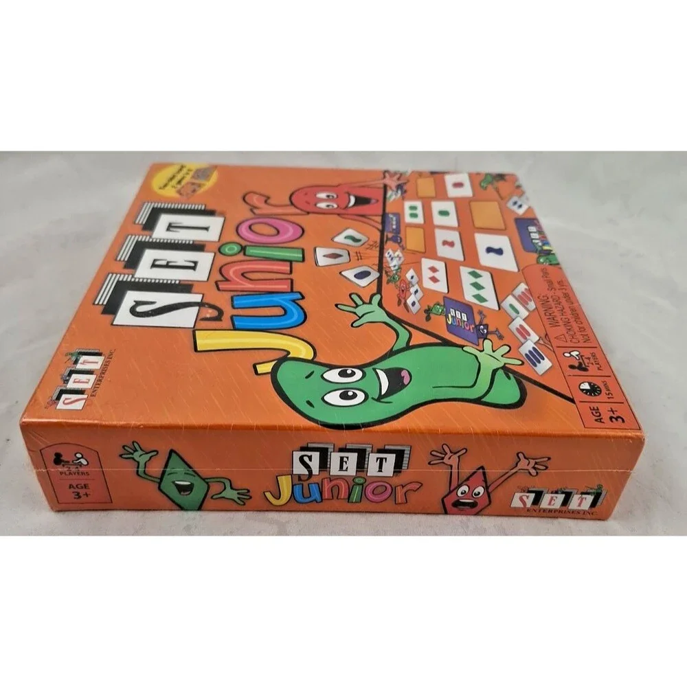 SET Junior Two-sided board! 2 games in 1!  (2012) New/Sealed *** Free Shipping